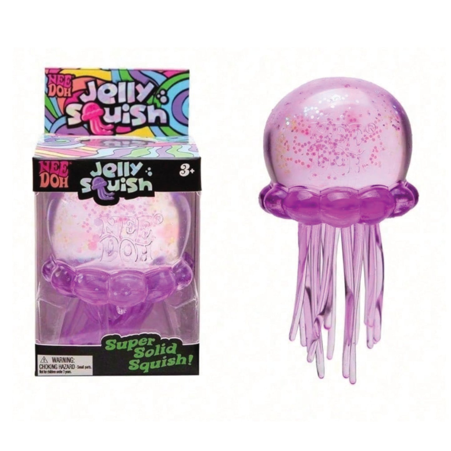 NeeDoh Jelly Squish Purple