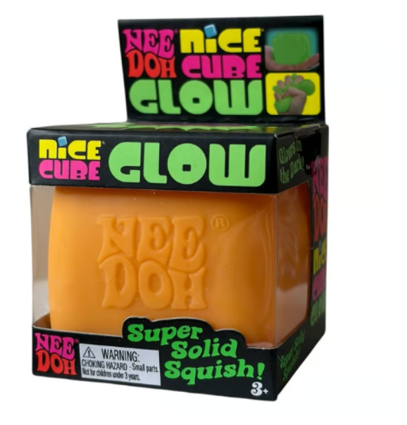 NeeDoh Glow Cube Orange