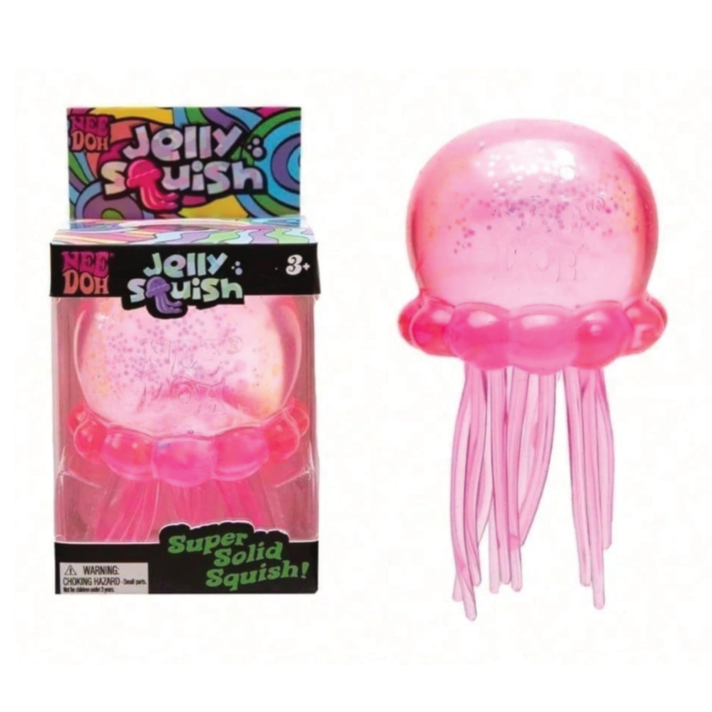 NeeDoh Jelly Squish Pink