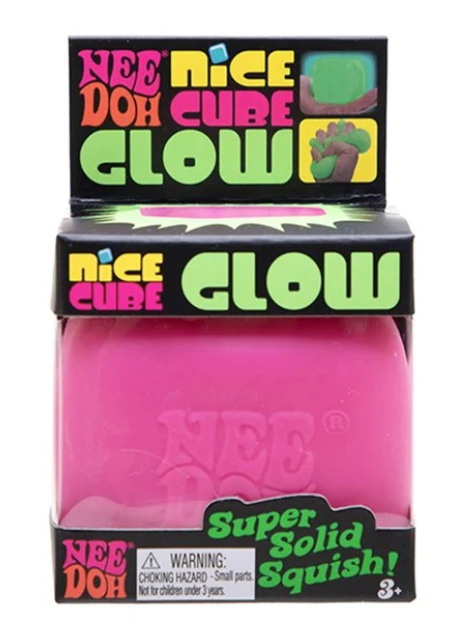 NeeDoh Glow Cube Pink
